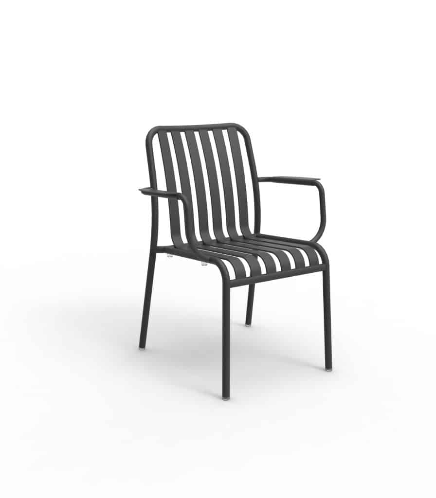 Aura Arm Chair – Aluminium Outdoor Armchair – VILU Australia
