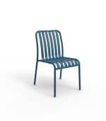 Aura aluminium outdoor side chair with powder-coated finish for patio, garden, and commercial outdoor use in Australia