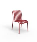 Aura aluminium outdoor side chair with powder-coated finish for patio, garden, and commercial outdoor use in Australia