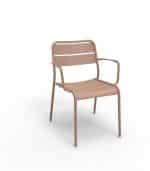Aetos Arm Chair in Pottery Date aluminium