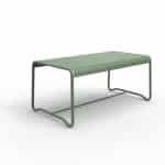 VILU Aura aluminium indoor and outdoor dining table in Green Olive