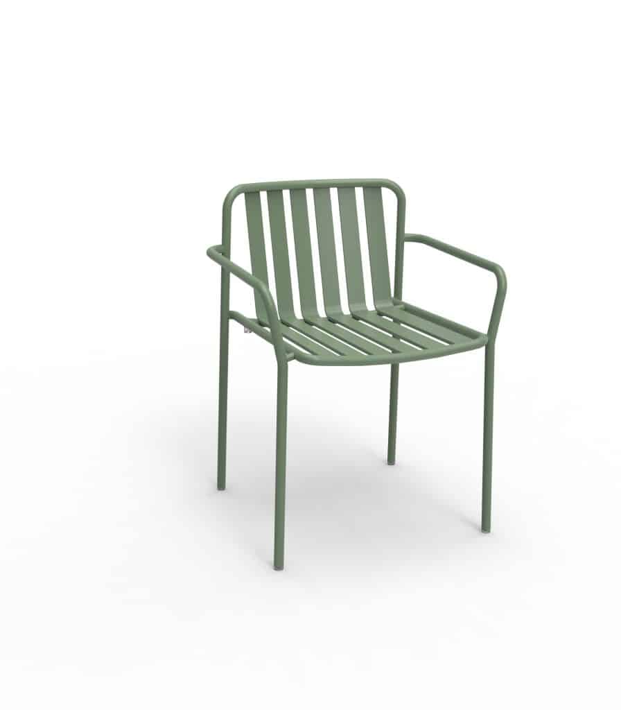Solara Line Arm Chair by Vilu modern outdoor seating Australia