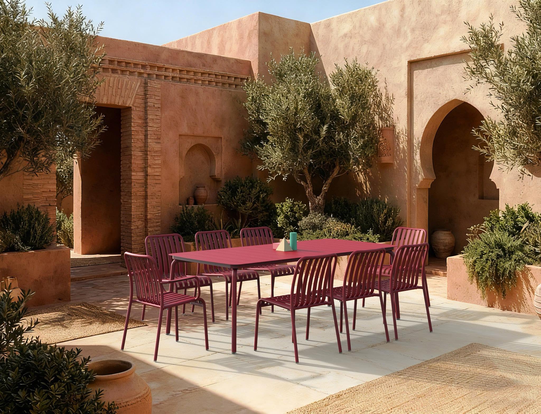VILU premium outdoor furniture in a contemporary outdoor setting